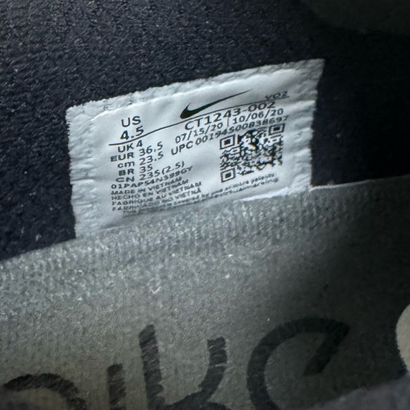 Nike React Metcon Turbo training shoe, black. (Women’s 6, men’s 4.5) - Picture 5 of 5